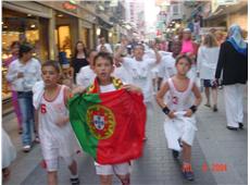 Festa portuguesa nas ruas de Lloret de Mar